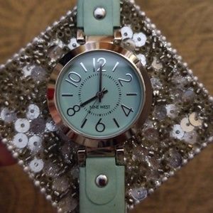 Nine West Mint Green Watch